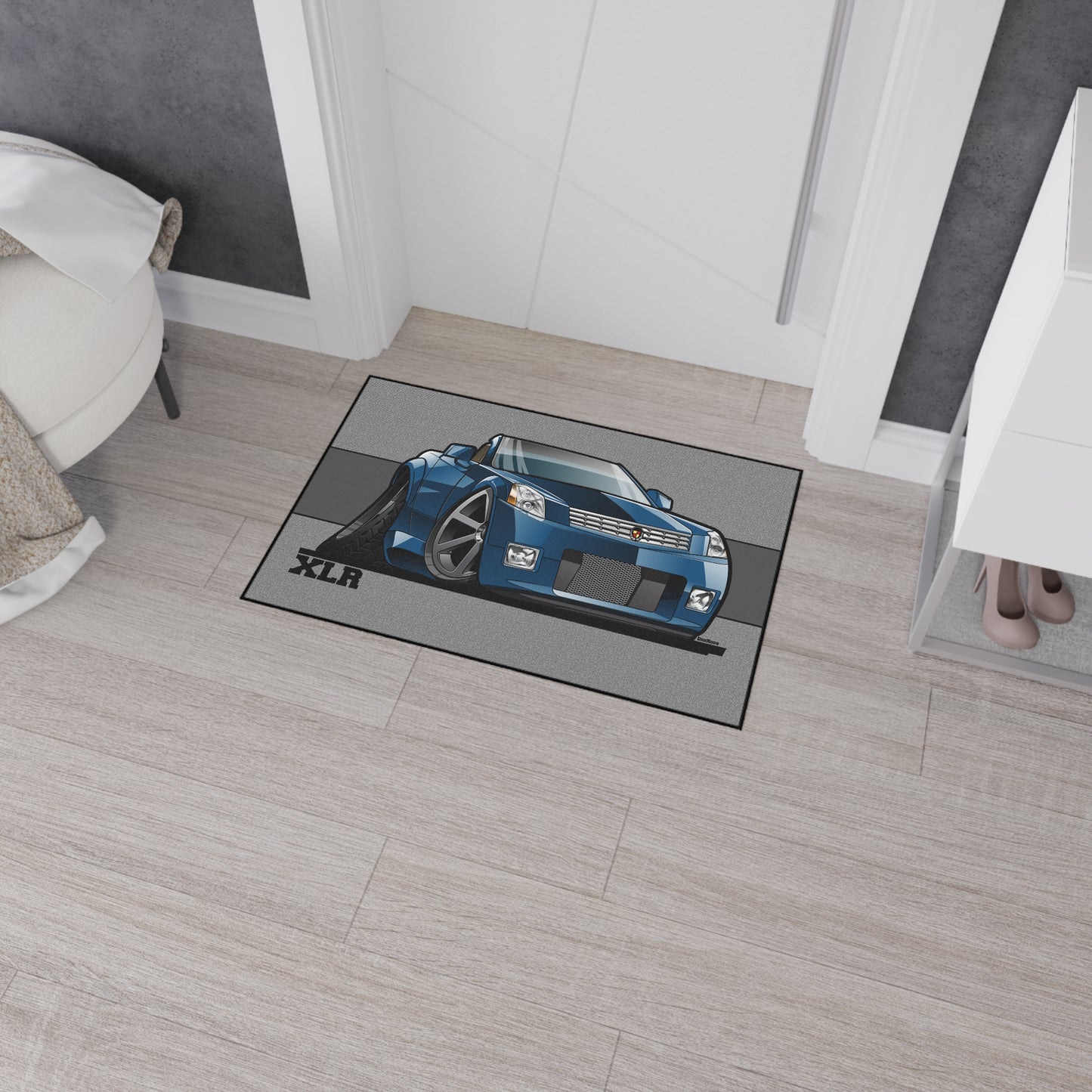 (CAD) XLR Convertible Classic Luxury Model DigiRods Cartoon Car Series Doormat Door Mat Rug