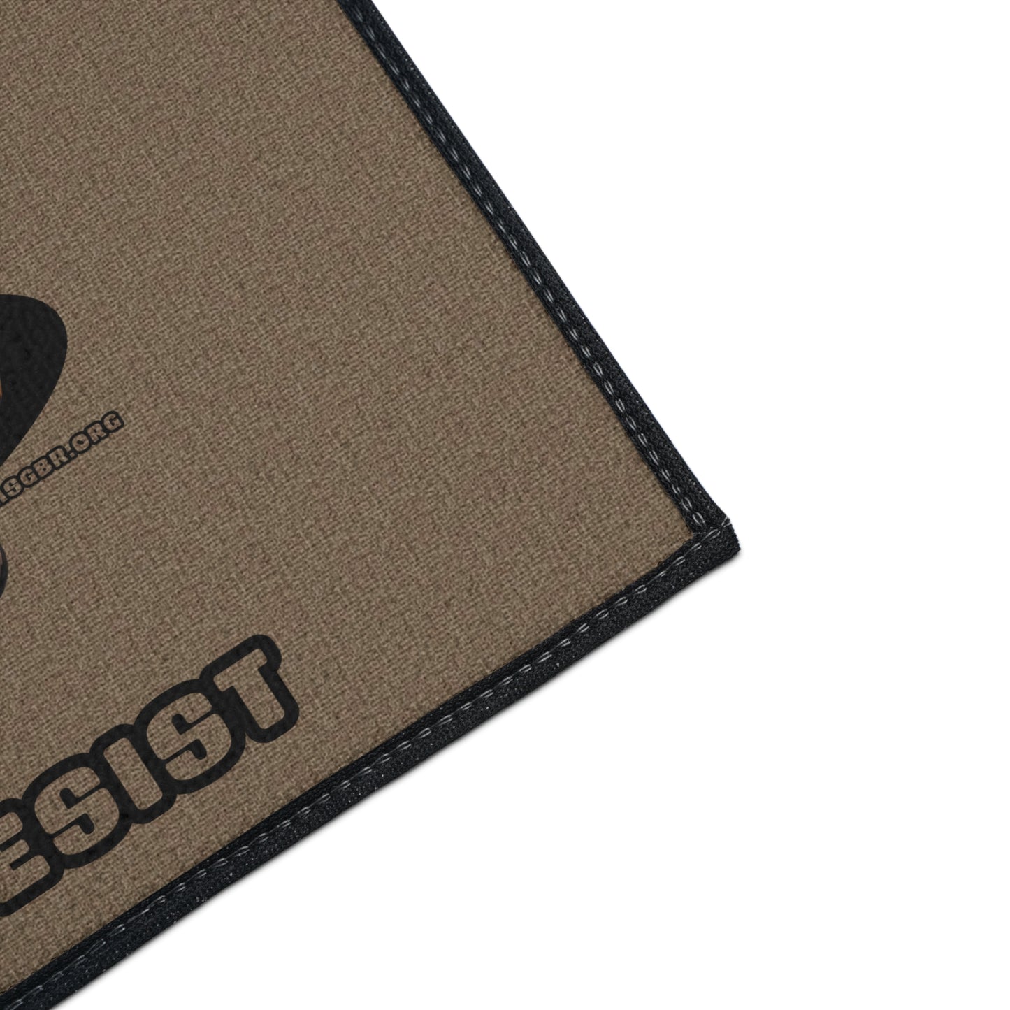 MSGBR Bully Rescue Pitbull Dog Breed Beware ... Too Cute To Resist Doormat Door Mat Rug