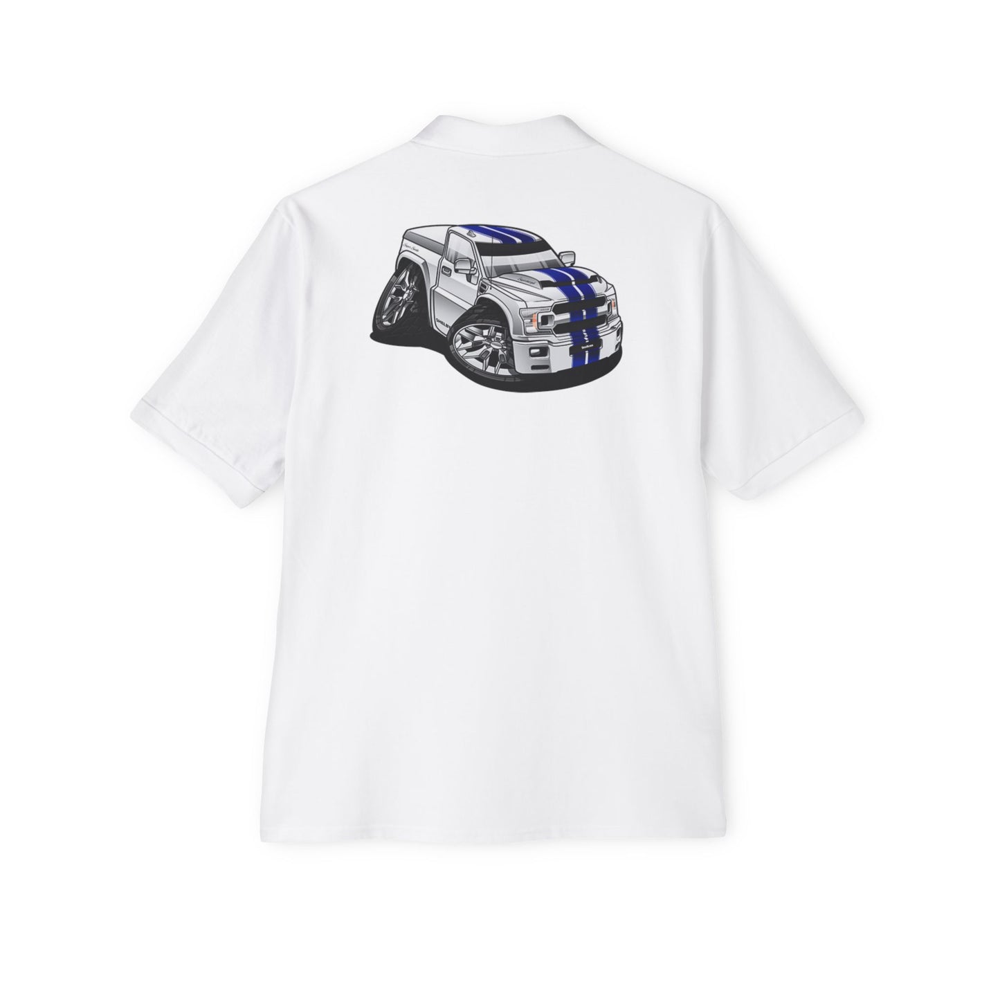 (FOR) Ford F-150 F Series F150 Truck Shelby Super Snake Model DigiRods Cartoon Car Polo Shirt