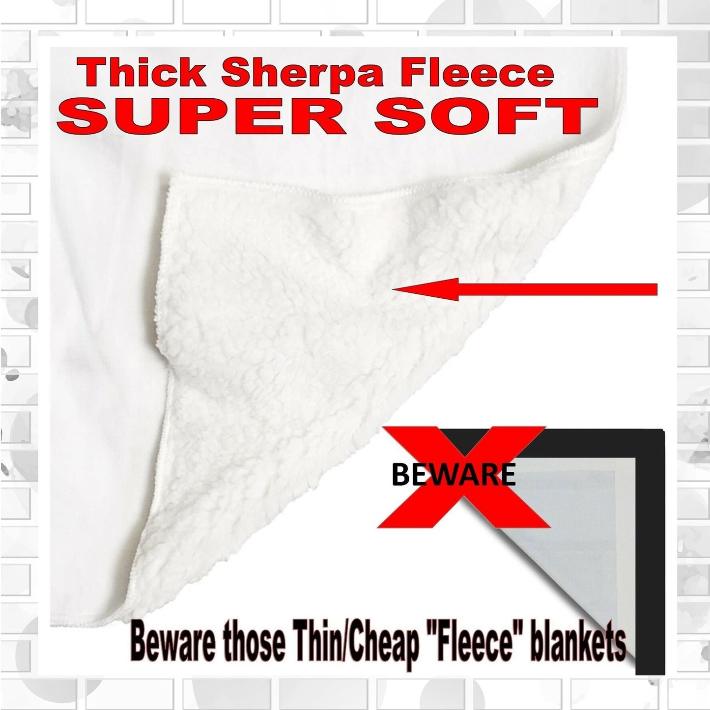 MSGBR Bully Rescue Pitbull Dog Sleeping Puppy On Dog Bed #1 Brown Sherpa Fleece Throw Blanket