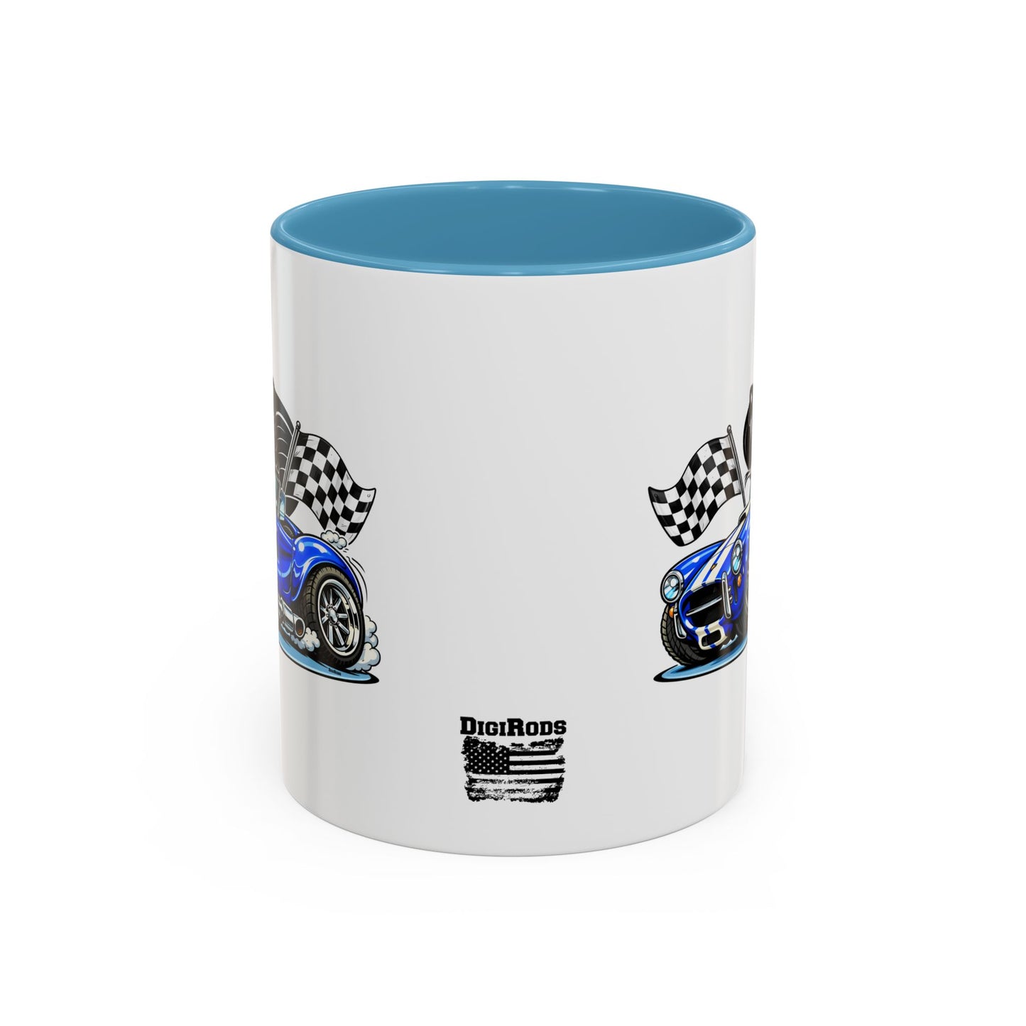 (AC) AC Shelby Cobra 427 Model Snake Attack DigiRods Cartoon Car Graphic Art Coffee Cup Mug Set Of 2 (Copy)