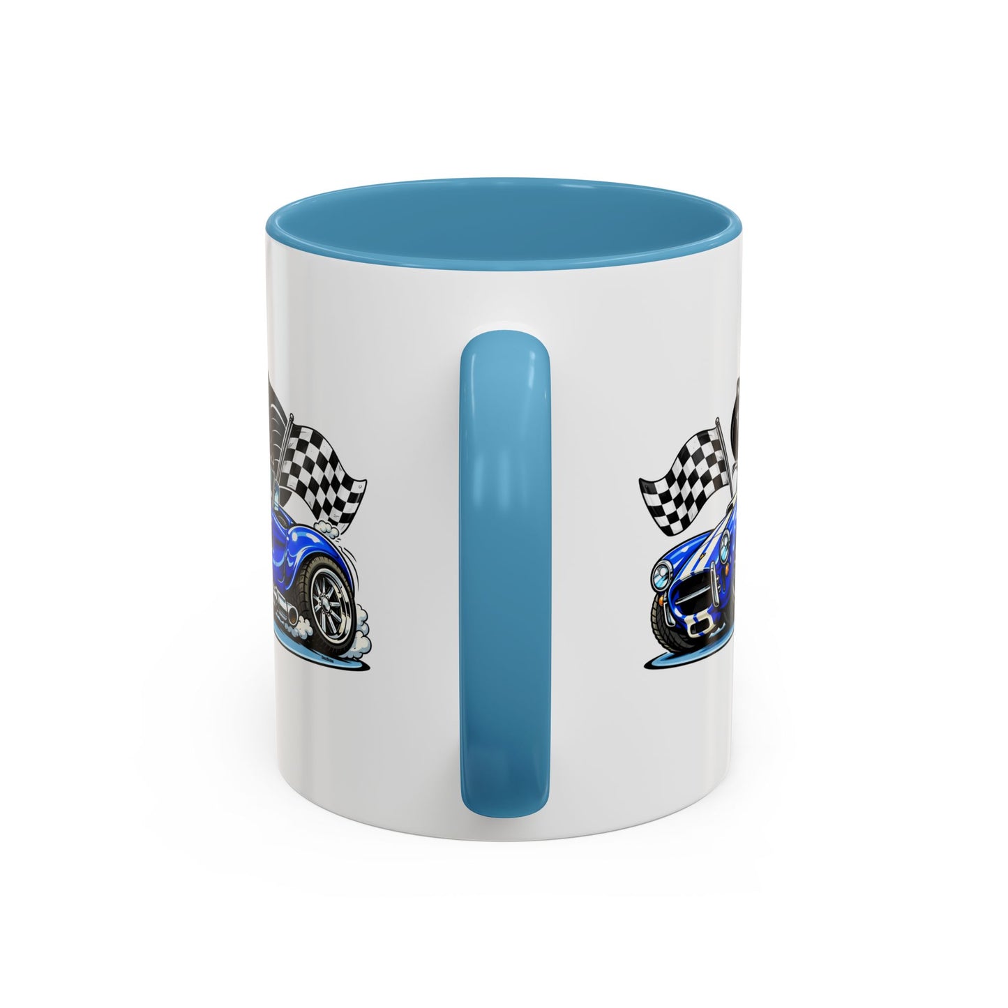 (AC) AC Shelby Cobra 427 Model Snake Attack DigiRods Cartoon Car Graphic Art Coffee Cup Mug Set Of 2 (Copy)