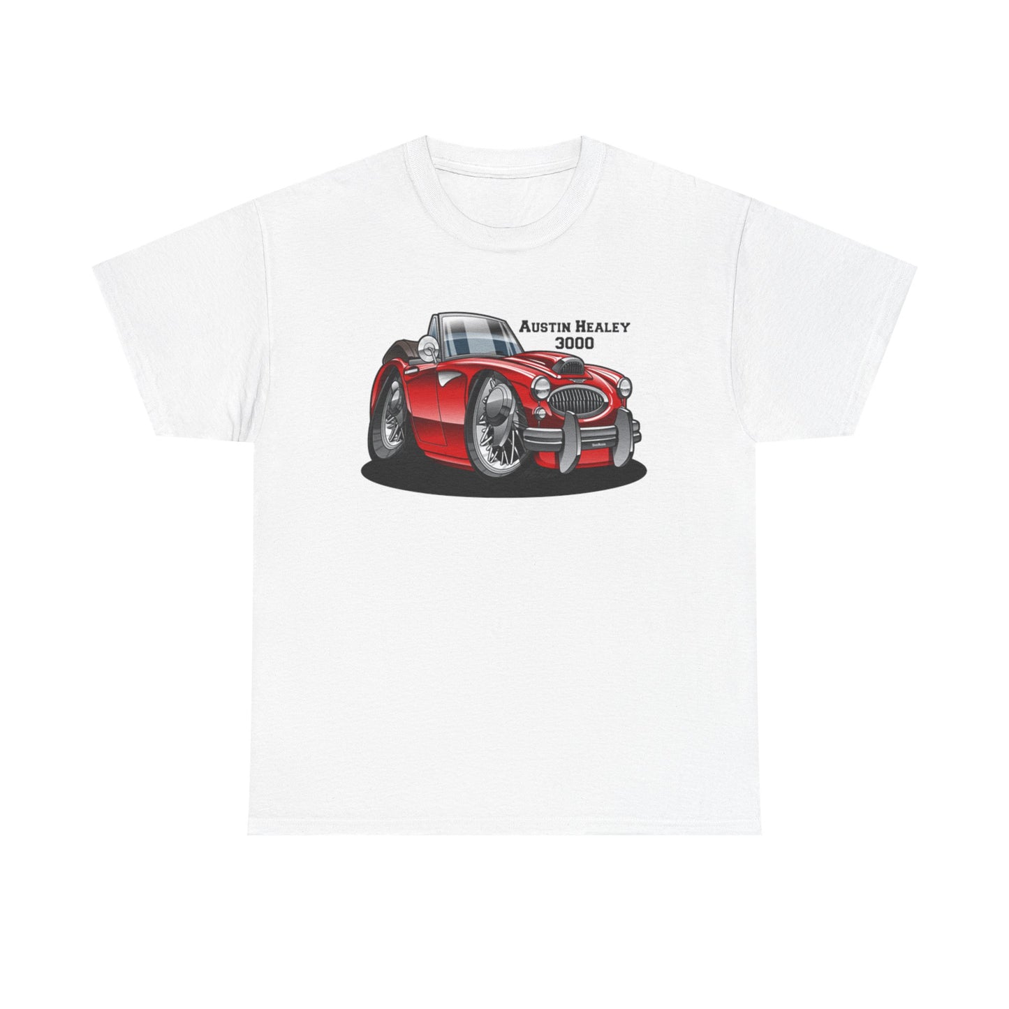(AUS) Austin Healey 3000 British Convertible DigiRods Cartoon Car Graphics T Shirt