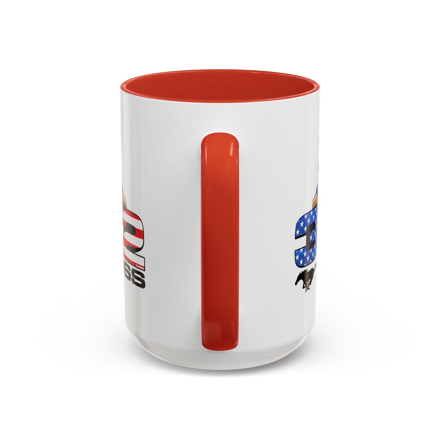 (FOR) Mustang Boss 302 Model Uncle Sam DigiRods Cartoon Car Logo Art Coffee Cup Mug Set Of 2 (Copy) (Copy) (Copy)