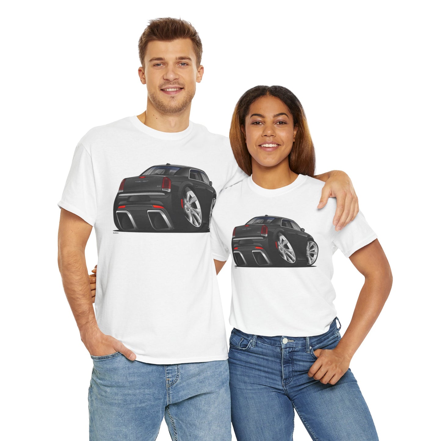 (CHR) 300C 300 C Luxury Sport Sedan DigiRods Cartoon Car Graphics T Shirt