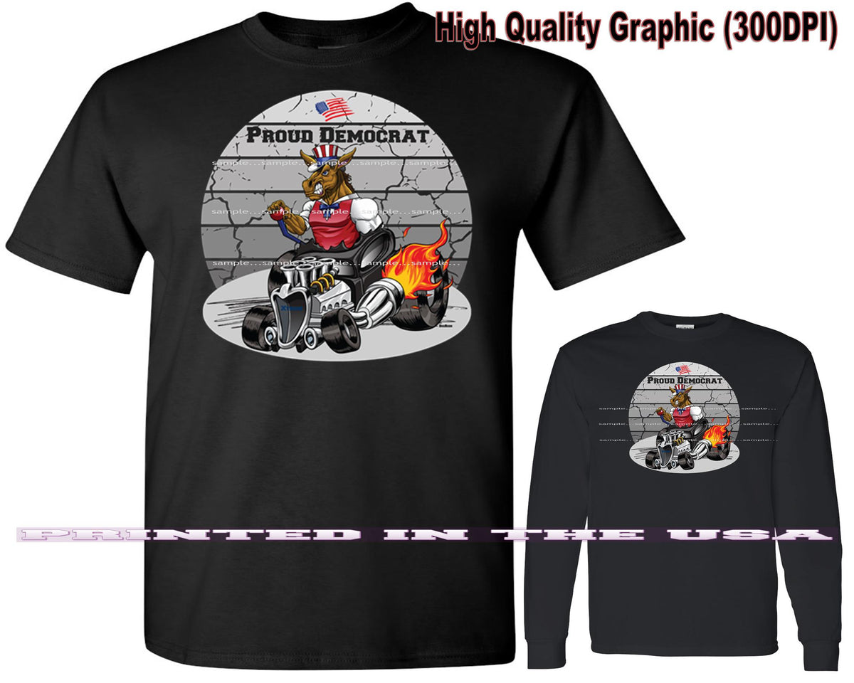 (*DigiToon) XRod Extreme Hot Rod Proud Democrat Donkey Racer DigiRods ...