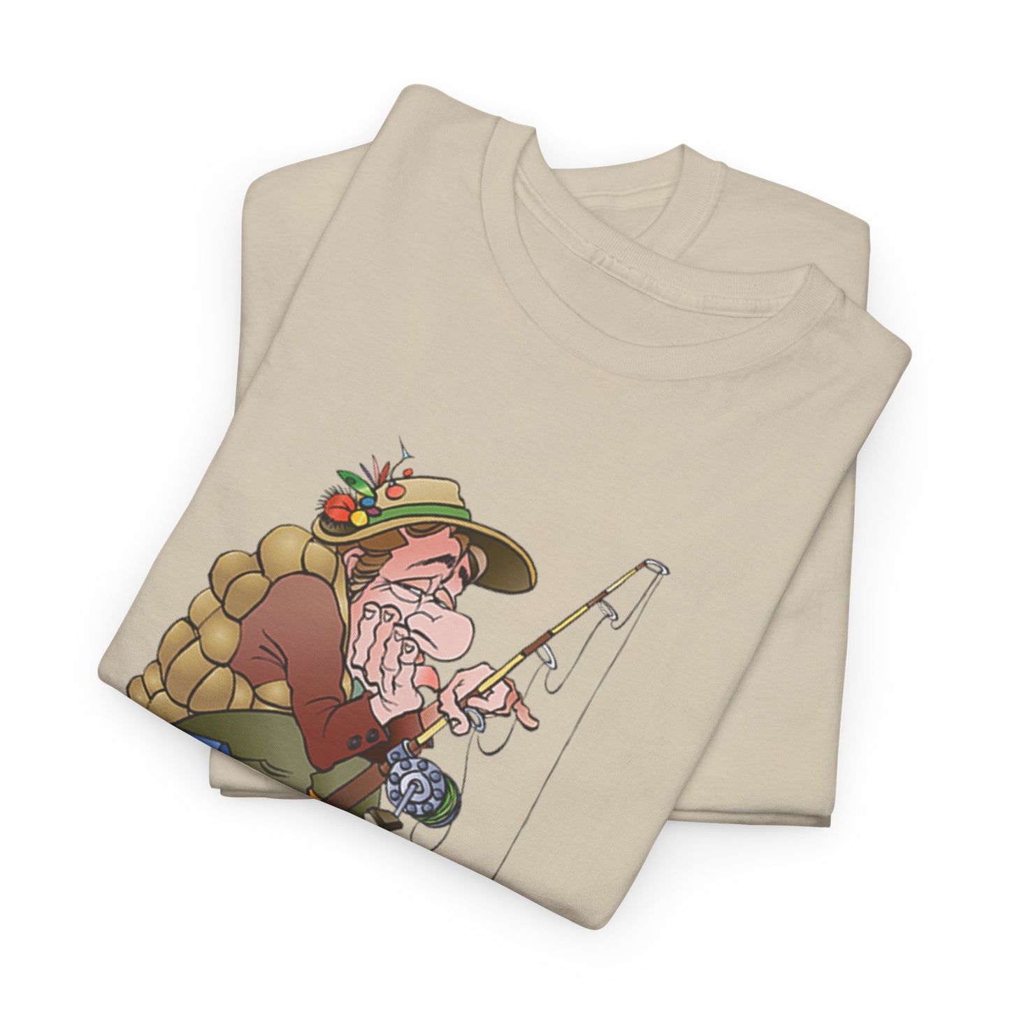 Fishing Fun Bad Day Fishing Better Than Good Day Work Comic Fisherman Cartoon T Shirt