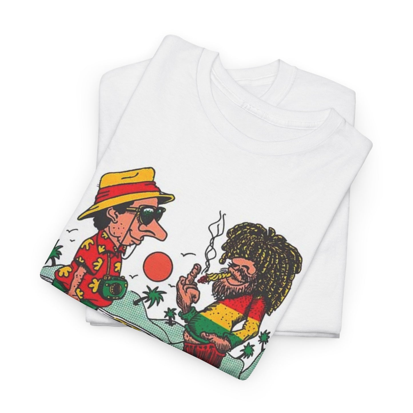 Reggae Rasta Tour Guide Jamaica Island Tourist ... Same Shit .. Different Island T Shirt