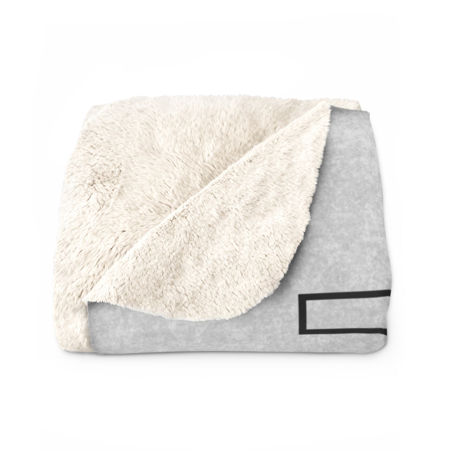 (EAG) Eagle Talon Classic 1990's Shield Logo DigiRods Cartoon Car Logo Gray Sherpa Fleece Blanket