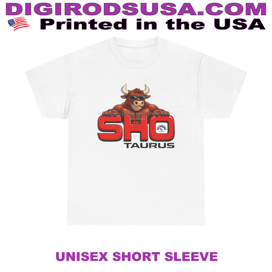 (FOR) Ford Taurus SHO Model American Bull DigiRods Cartoon Car Logo T Shirt