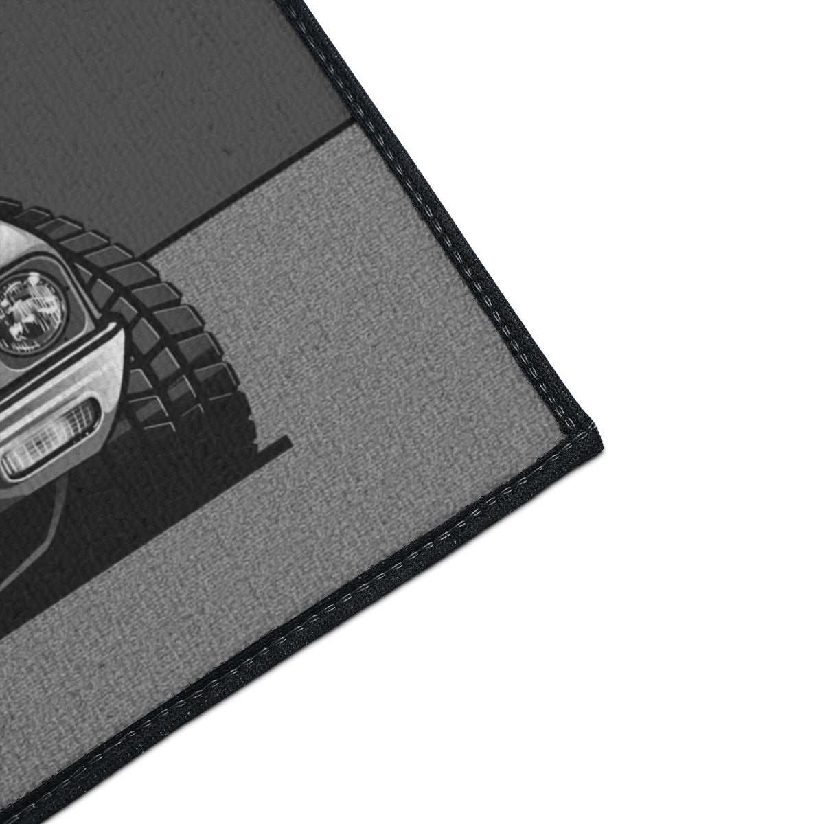 (BUI) Buick GSX Classic Muscle Car Racing Flags DigiRods Cartoon Car Doormat Door Mat Rug